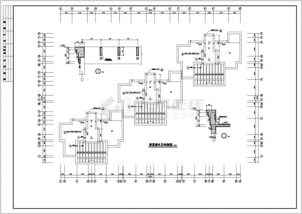 六号楼住宅建筑施工CAD参考图-图二