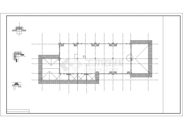 圣域沂和园框架商业综合楼建筑施工图-图二