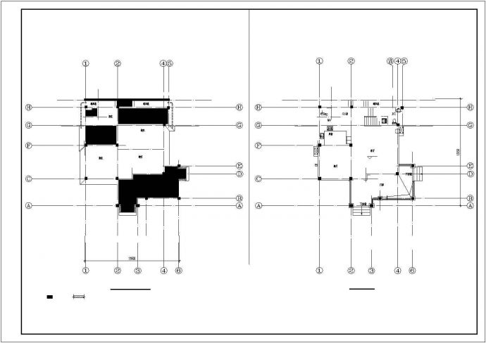 两层框架结构独栋别墅建筑结构设计施工图_图1