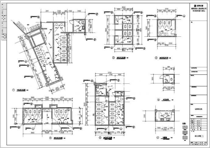 某地住宅楼详细建筑设计图（共2张）_图1