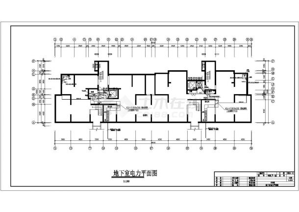 十二层住宅建筑全套完整电气施工图纸-图二