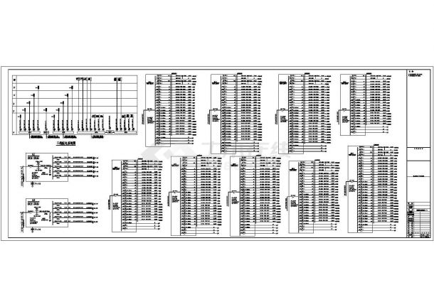 某地区多层综合办公楼电气CAD参考图-图二