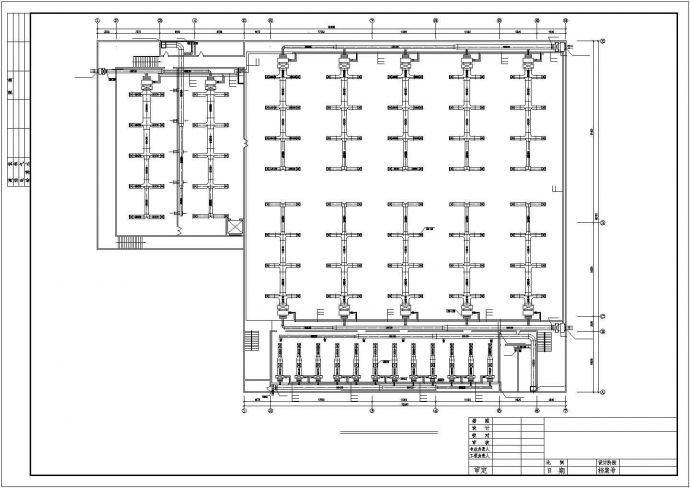 某厂房多台中央空调结构详图_图1