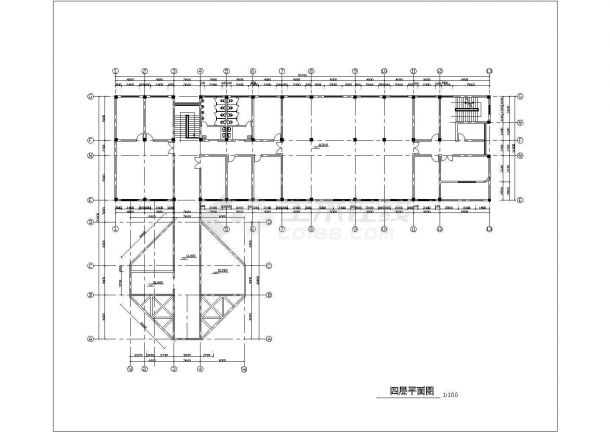 【浙江】某地办公楼建筑设计施工图纸-图一