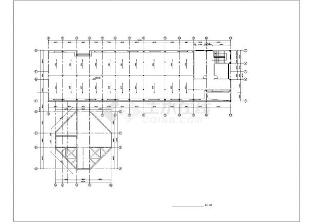 【浙江】某地办公楼建筑设计施工图纸-图二