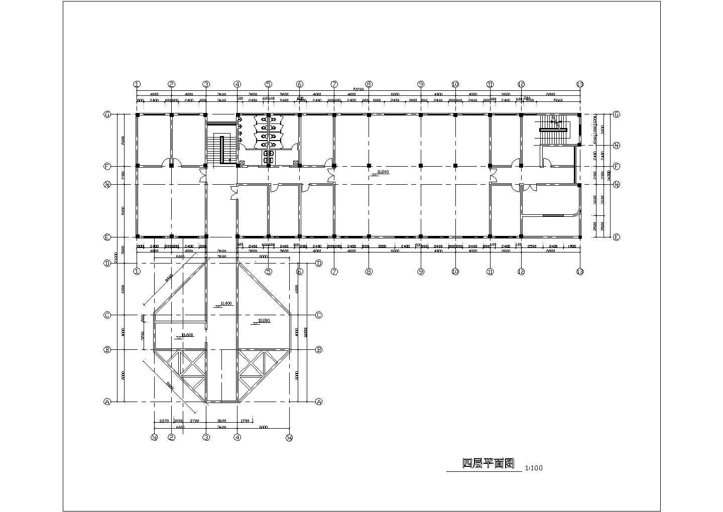 【浙江】某地办公楼建筑设计施工图纸