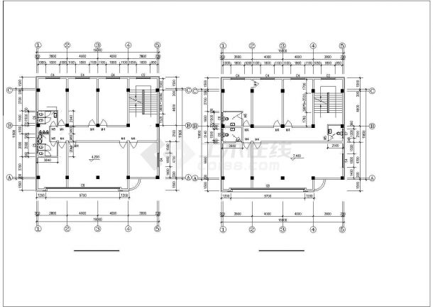 【江西】某地村委办公楼建筑设计施工图纸-图二