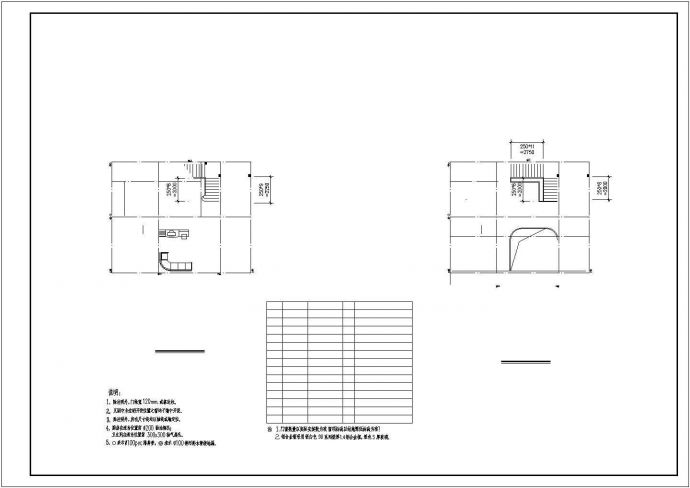 框架结构别墅CAD施工图_图1