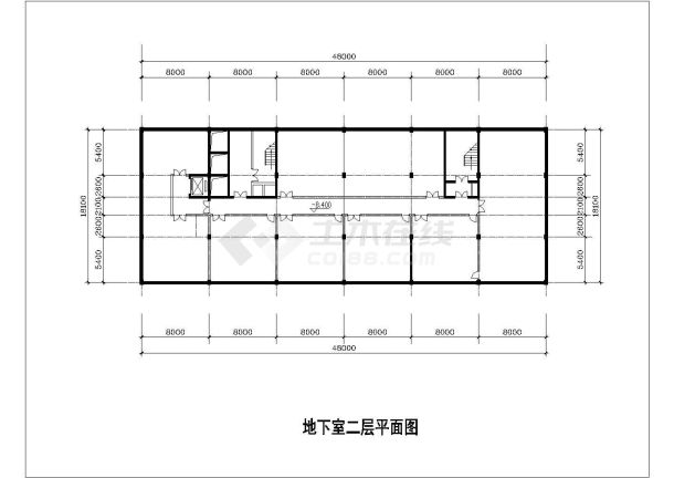 某小区某酒店平面建筑施工图（共10张）-图一