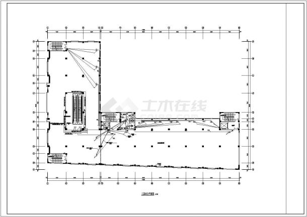 [安徽]六层大型家具商场电气施工图纸-图一