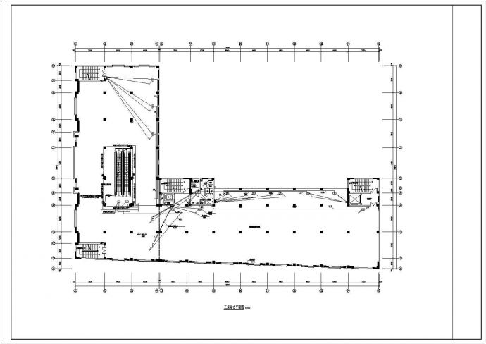 [安徽]六层大型家具商场电气施工图纸_图1