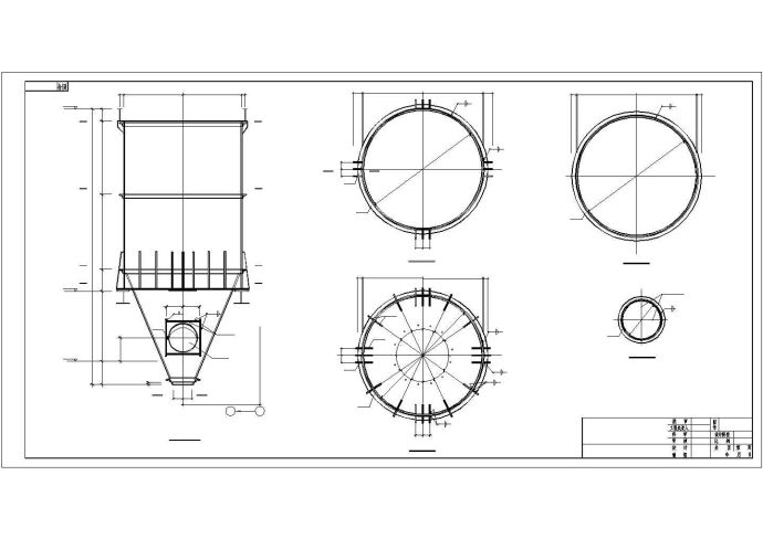 灰仓土建钢结构建筑布置参考图_图1