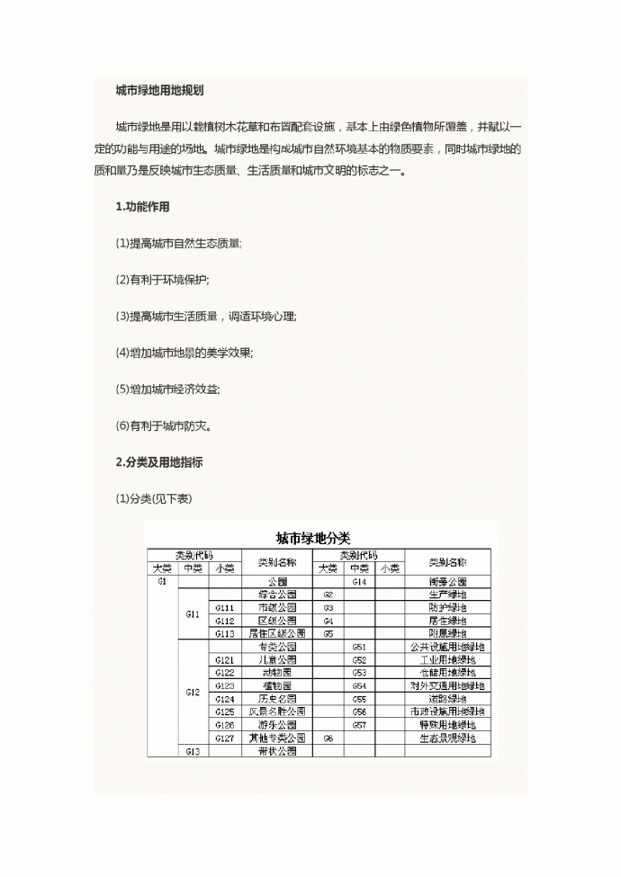 2015年一级注册建筑师建筑设计城市绿地用地规划_图1