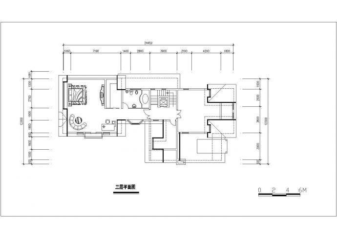 经典户型别墅建筑CAD图_图1