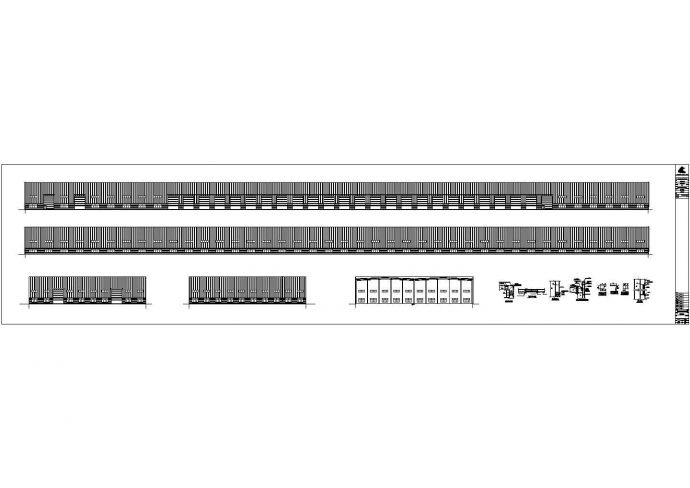 某地钢结构厂房建筑设计施工图（共4张）_图1