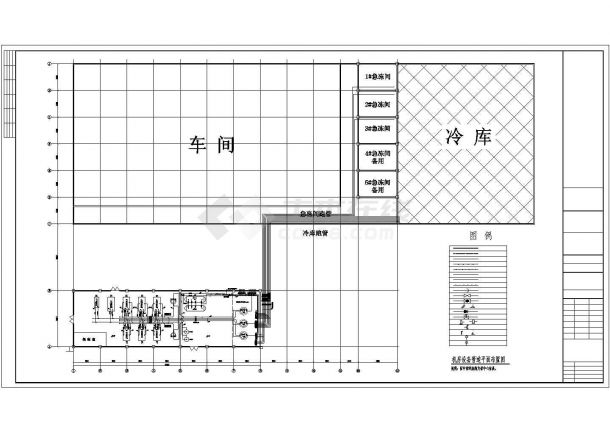 【徐州市】郊区某厂氨制冷系统设计图-图二