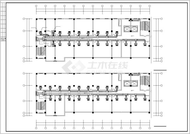 某宾馆空调CAD系统基础祥图-图二
