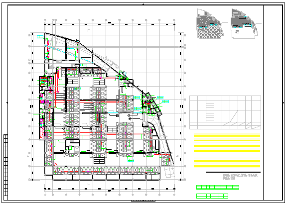 【江西】地下停车场通风防排烟系统设计施工图