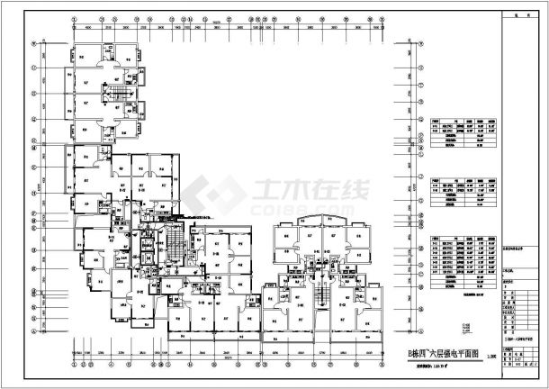 [重庆]高层商住楼电气施工图纸-图二