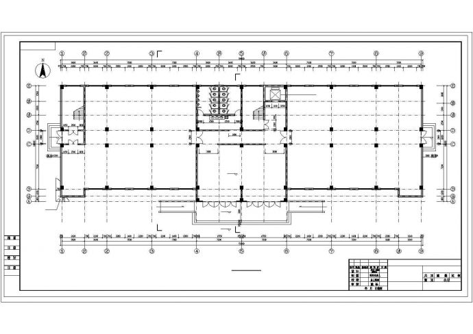 安徽某六层框架办公楼建筑结构设计图(含PKPM模型)_图1