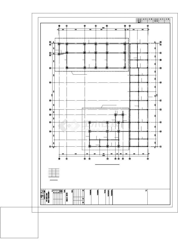 福建某框架幼儿园建筑结构设计图-图二