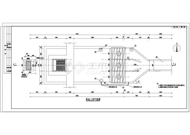 某城市雨水泵站CAD设计参考图-图二