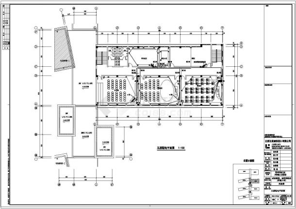 【常州】罗溪中学实验楼电气设计施工图-图二