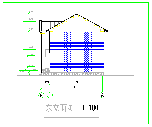 【河北】某地私人别墅建筑设计方案图-图二