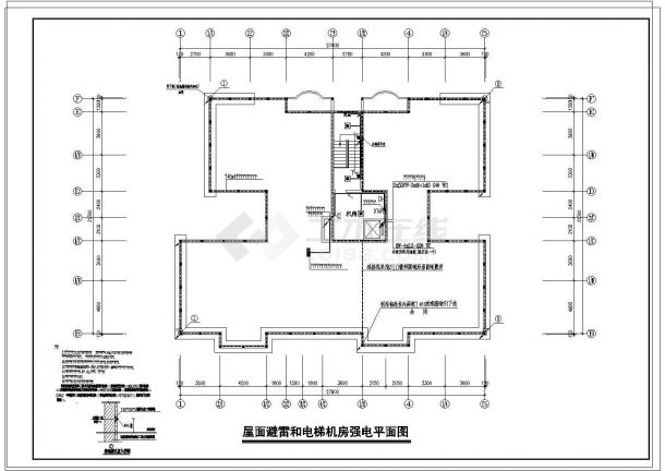 【上海】某十一层住宅电气全套设计图-图一