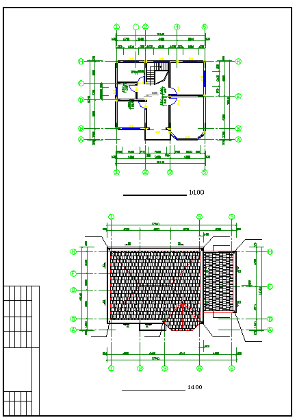 【福建】某地小型别墅建筑设计图纸-图二