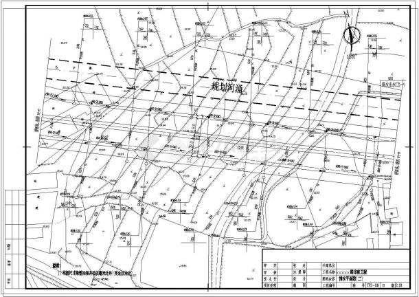 某市政道路给排水管线设计图（共12张）-图二