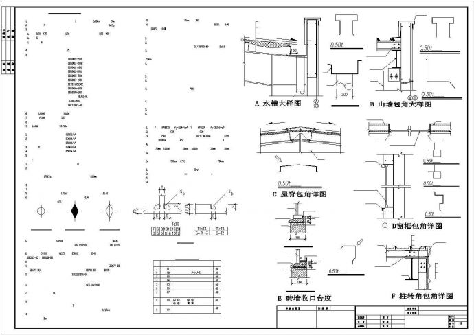 轻型门式钢架钢结构仓库施工图_图1