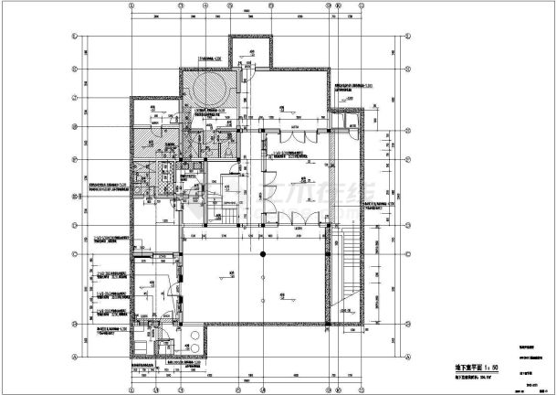 海边别墅CAD建筑基础图-图一