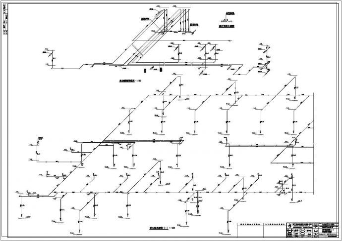 某丙类厂房排水现场设计施工图_图1