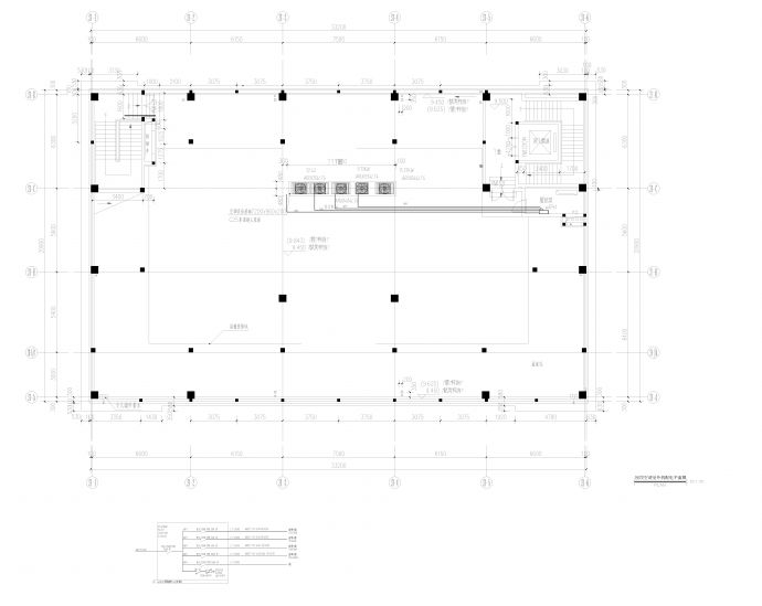 电施-屋顶室外机配电平面图CAD_图1