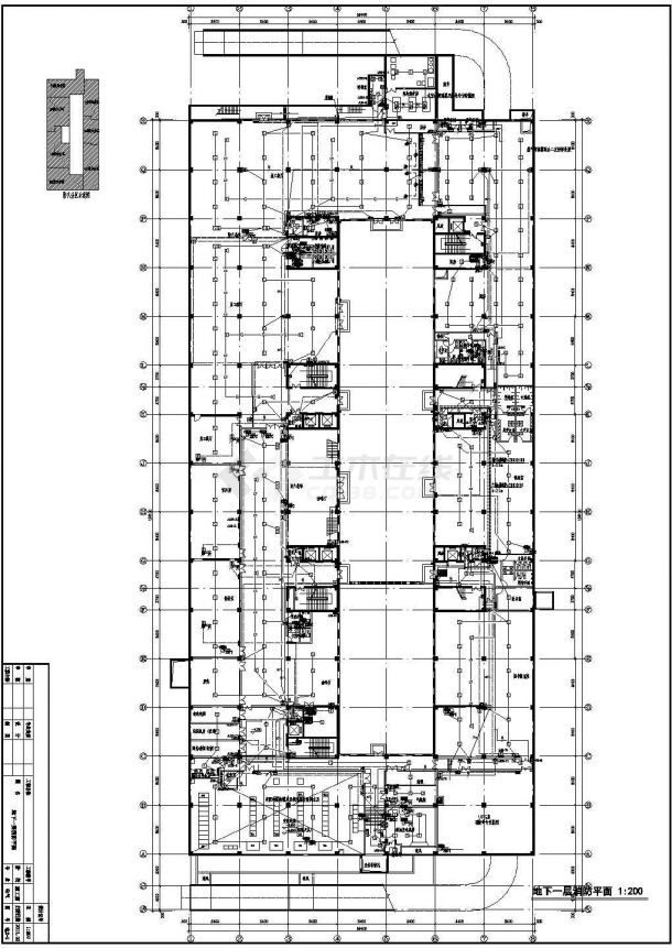五层科研楼强电系统电气施工图纸-图一