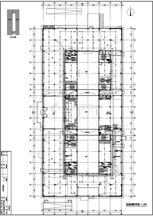五层科研楼强电系统电气施工图纸-图二