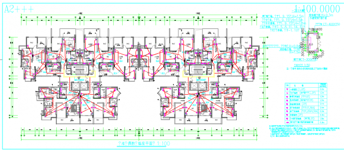 某地某高层住宅楼强电系统电气CAD图纸_图1