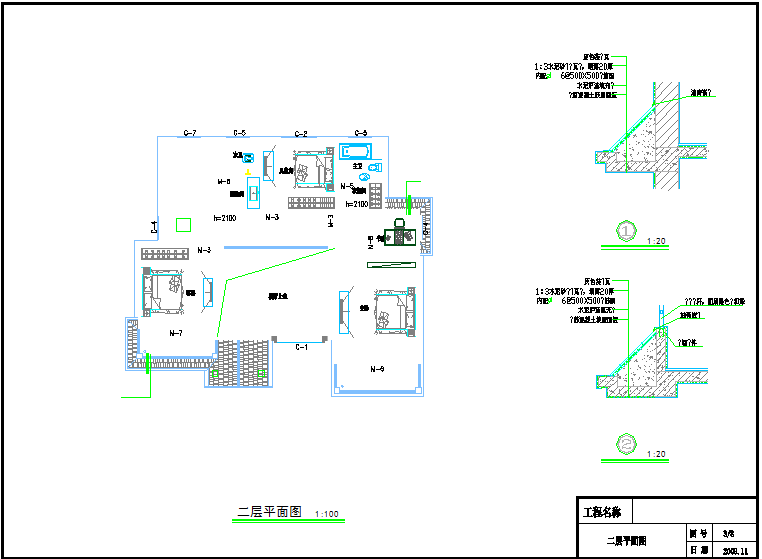 四川中式别墅建筑完整施工图