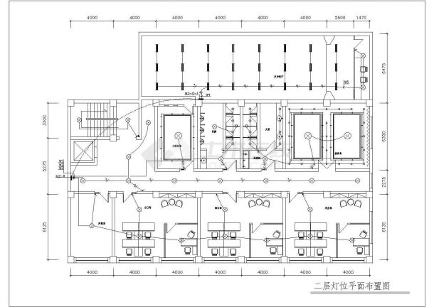 六层办公综合楼电气施工图纸-图二