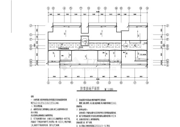 高层住宅电气工程CAD图纸-图二