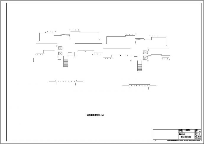 某住宅小区给排水设计施工CAD图纸_图1