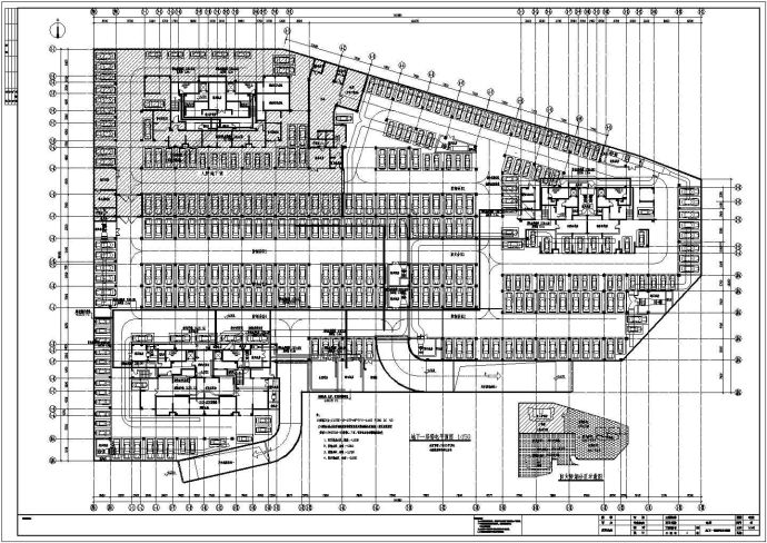 住宅楼地下车库电气施工图纸_图1