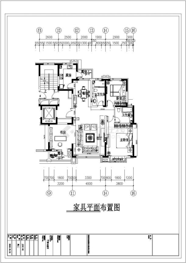 【北京】简约不简单现代私宅家装施工图-图二