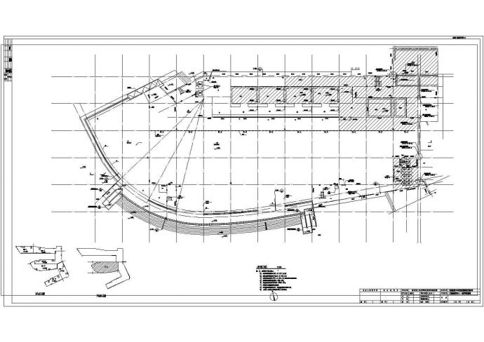 【大连】多层框架结构“W”形体育教研基地建筑施工图_图1