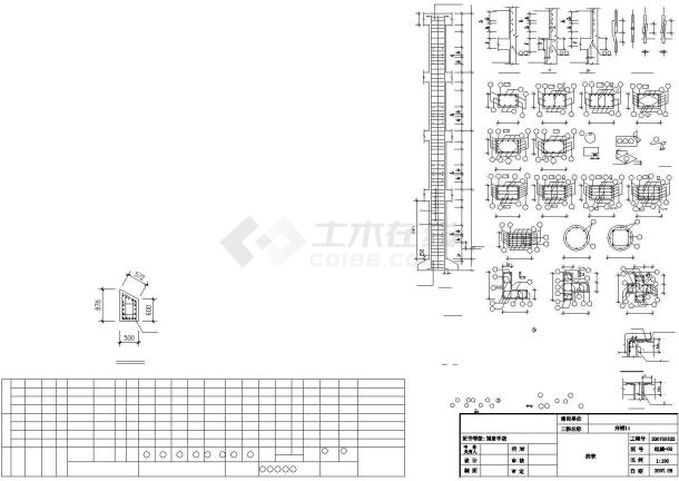 东莞某小型商铺14结构CAD-图一