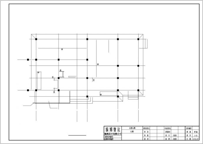 经典公园公厕建筑设计施工CAD图_图1