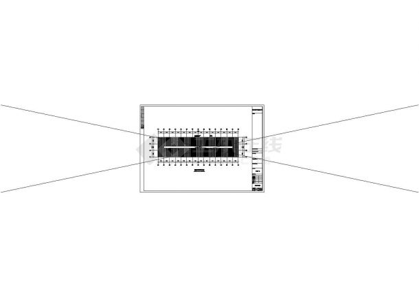 某涂料公司钢结构工程CAD图-图一