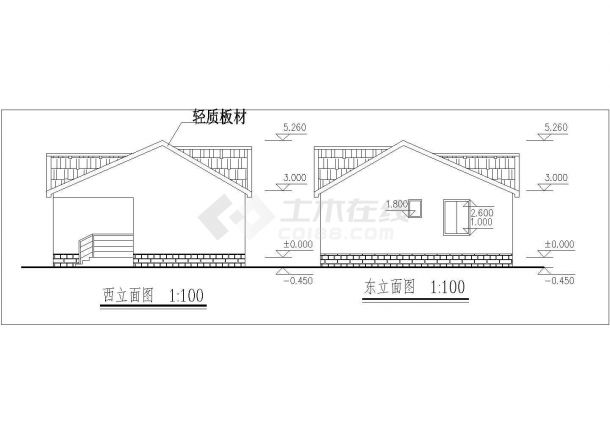 比较受欢迎的别墅设计方案建筑图-图二