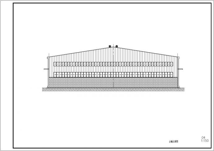 钢结构厂房建筑结构全套施工图_图1